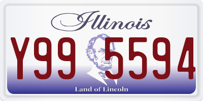 IL license plate Y995594