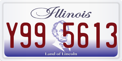 IL license plate Y995613
