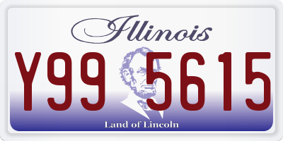 IL license plate Y995615