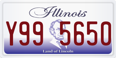 IL license plate Y995650