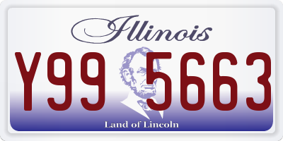 IL license plate Y995663