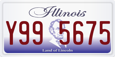 IL license plate Y995675
