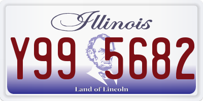 IL license plate Y995682