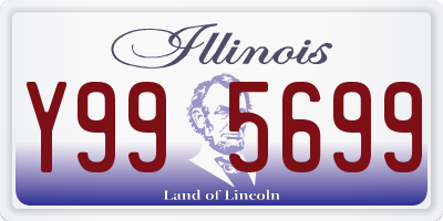 IL license plate Y995699