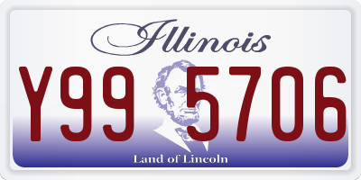IL license plate Y995706