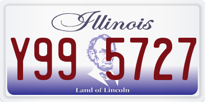 IL license plate Y995727