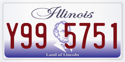 IL license plate Y995751