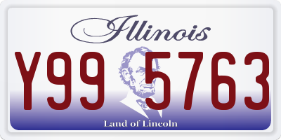IL license plate Y995763