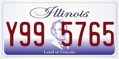IL license plate Y995765