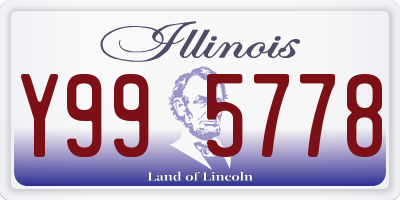 IL license plate Y995778