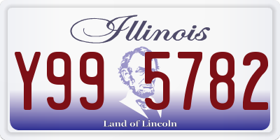 IL license plate Y995782