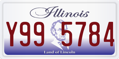 IL license plate Y995784