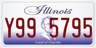 IL license plate Y995795