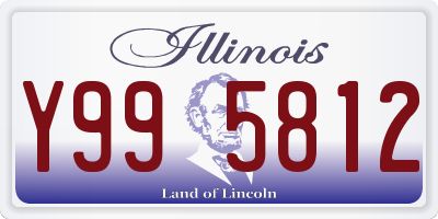 IL license plate Y995812