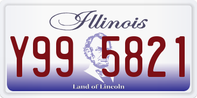 IL license plate Y995821