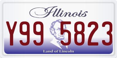 IL license plate Y995823
