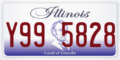 IL license plate Y995828