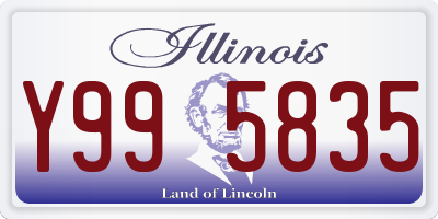 IL license plate Y995835