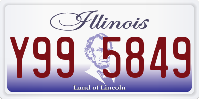 IL license plate Y995849