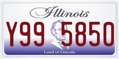 IL license plate Y995850