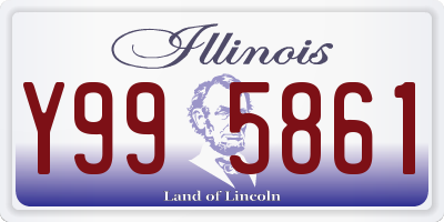 IL license plate Y995861