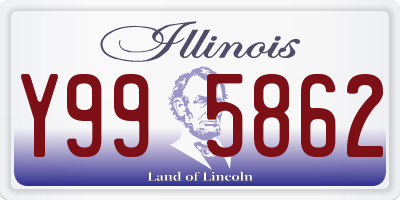 IL license plate Y995862