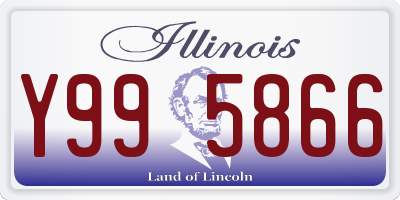 IL license plate Y995866