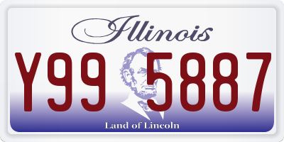 IL license plate Y995887