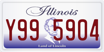 IL license plate Y995904