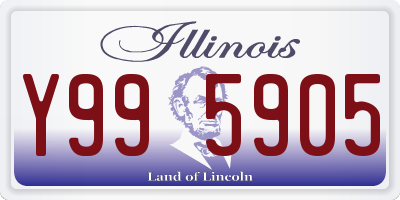 IL license plate Y995905
