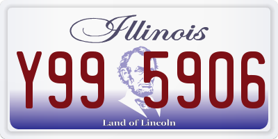 IL license plate Y995906