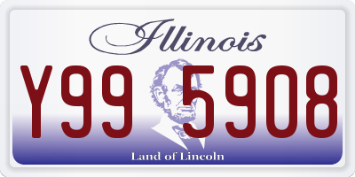 IL license plate Y995908