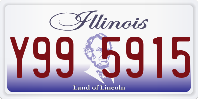 IL license plate Y995915