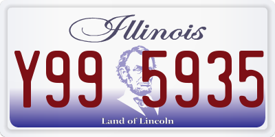 IL license plate Y995935