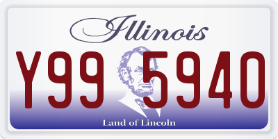 IL license plate Y995940