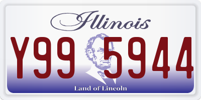 IL license plate Y995944