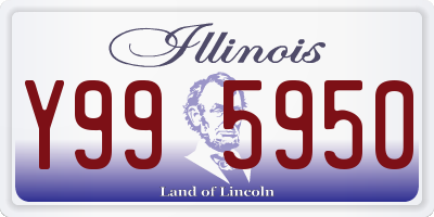 IL license plate Y995950