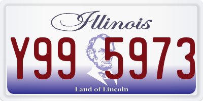 IL license plate Y995973