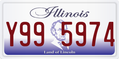 IL license plate Y995974