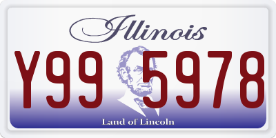 IL license plate Y995978