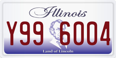 IL license plate Y996004