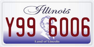 IL license plate Y996006
