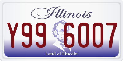 IL license plate Y996007