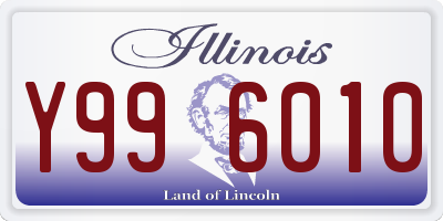 IL license plate Y996010