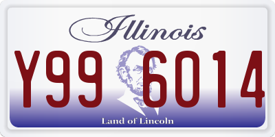 IL license plate Y996014
