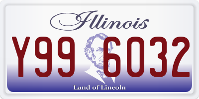 IL license plate Y996032
