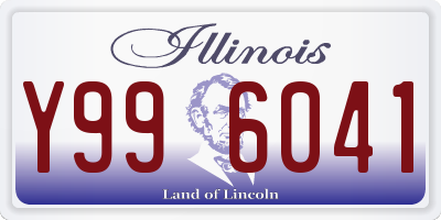 IL license plate Y996041