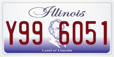 IL license plate Y996051