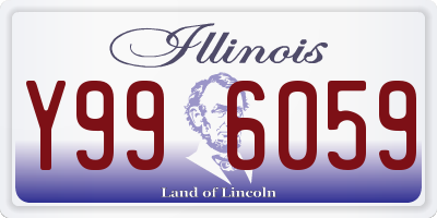 IL license plate Y996059