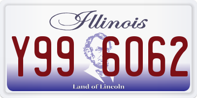 IL license plate Y996062